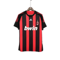 Camisa Retrô Milan 2008/09 Masculino Vermelha e Preta