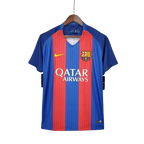 Camisa Retrô Barcelona I Home 2016/17 Masculino Azul Grená