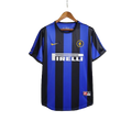 Camisa Retrô Inter de Milão I 1999/00 Masculino Azul e Preto