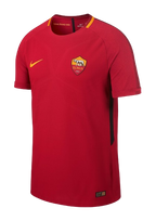 Camisa Retrô Roma I 2017/18 Masculino Vermelho