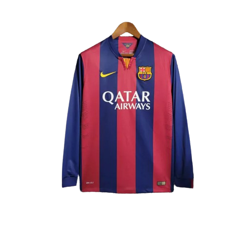 Camisa Retrô Barcelona Manga Longa 2014/15 Masculino