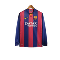 Camisa Retrô Barcelona Manga Longa 2014/15 Masculino