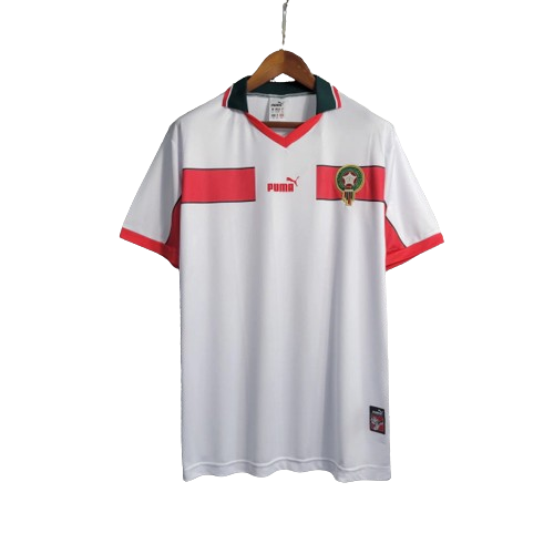 Camisa Retrô Seleção Marrocos II 1998/99 Branco
