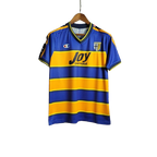 Camisa Retrô Parma Home Champion 2001/02 Masculino Azul e Amarelo
