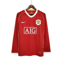 Camisa Retrô Manchester United Manga Longa 2006/07 Masculino Vermelho