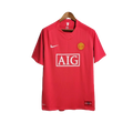 Camisa Retrô Manchester United I Home 2007/08 Masculino Vermelho