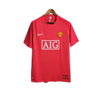 Camisa Retrô Manchester United I Home 2007/08 Masculino Vermelho