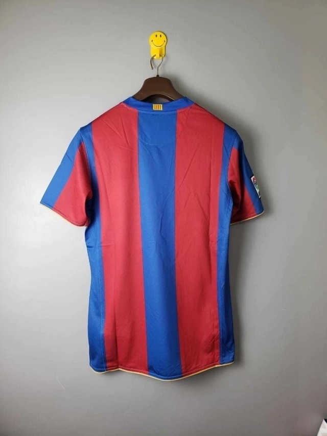 Camisa Barcelona Retrô 2006/2007 - Azul Grená