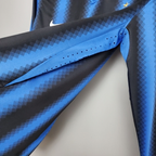 Camisa Inter de Milão Retrô 2010 Manga Longa Azul e Preta