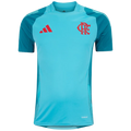Camisa Flamengo Treino 25/26 Azul Claro - Versão Torcedor