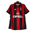 Camisa Retrô Milan I Home 1998/99 Masculino Vermelho e Preto