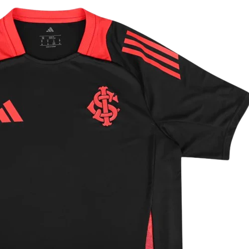 Camisa Internacional Treino Preta 25/26 - Torcedor Masculina