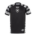 Camisa Botafogo Pré-Jogo 25/26 - Torcedor Reebok Masculino - Preto