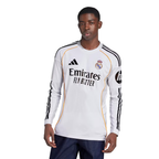 Camisa Real Madrid Home Manga Comprida 25/26 - Torcedor Masculina