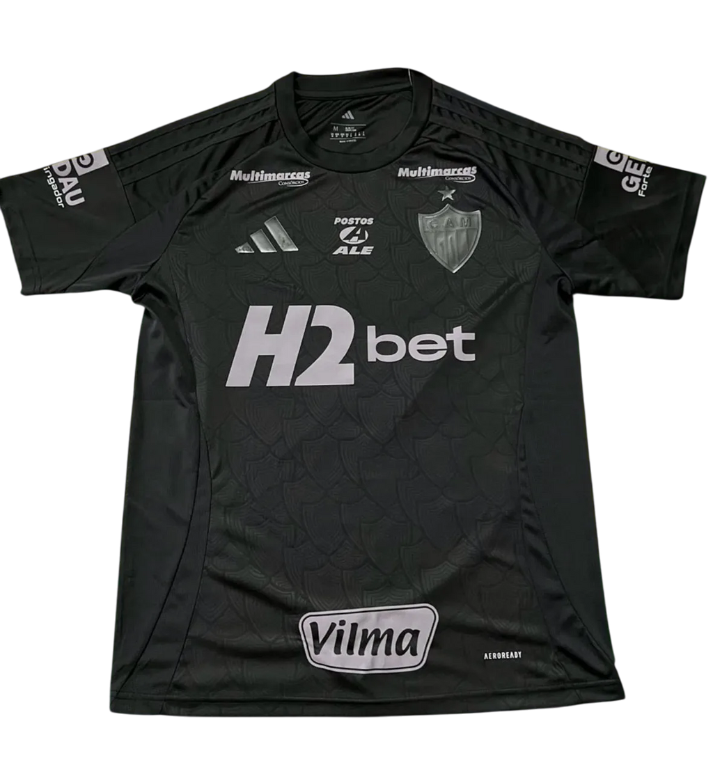 Camisa Atlético Mineiro All Black Todos Patrocínios 25/26 - Torcedor Masculina