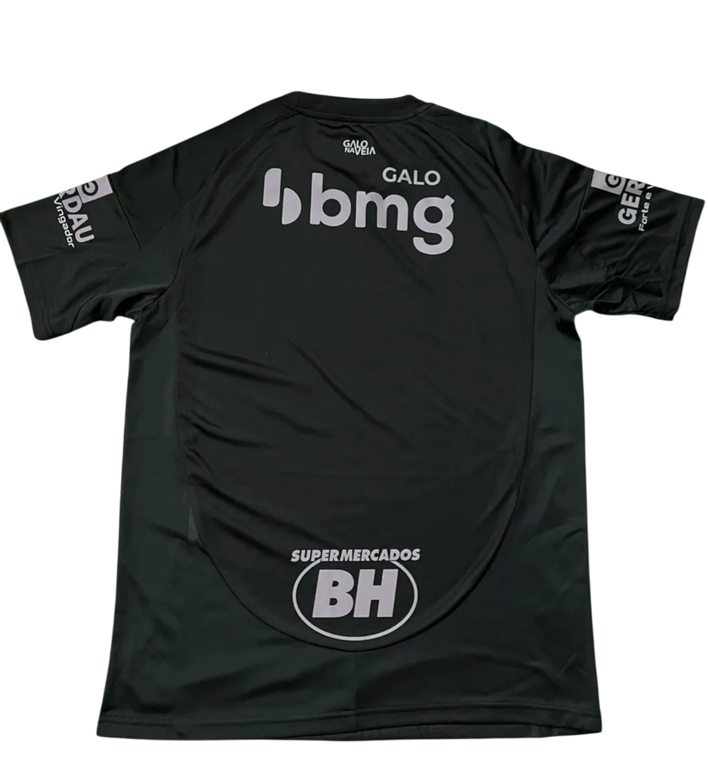 Camisa Atlético Mineiro All Black Todos Patrocínios 25/26 - Torcedor Masculina