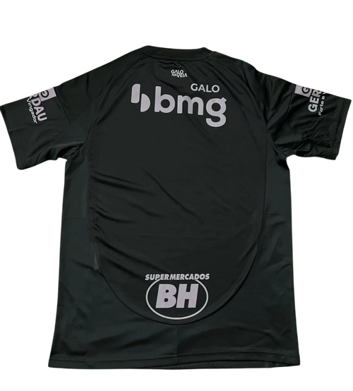 Camisa Atlético Mineiro All Black Todos Patrocínios 25/26 - Torcedor Masculina