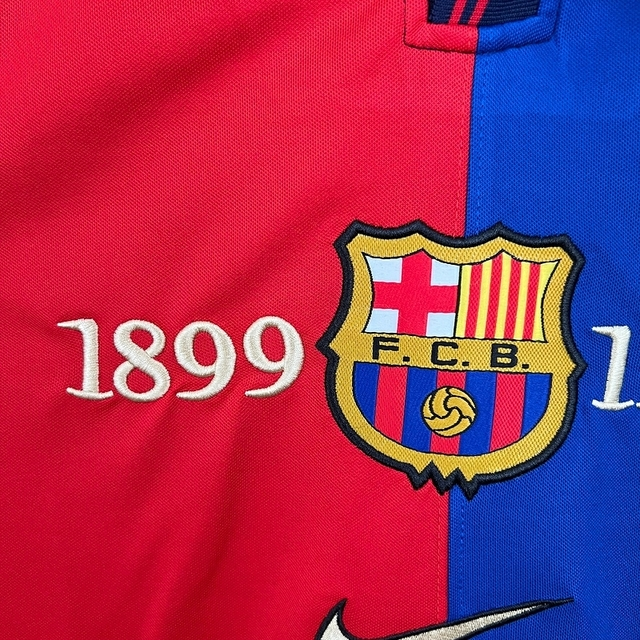 Camisa Retrô Barcelona Manga Longa 1998/99 Masculino