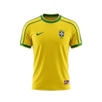 Camisa Retrô Seleção Brasileira I Home 1998/99 Masculino Amarelo