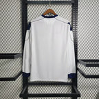 Camisa Retrô Manchester United II Manga Longa 1999/00 Branco