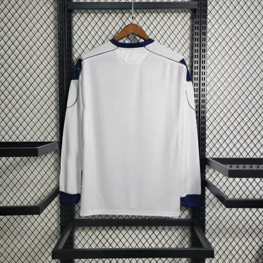 Camisa Retrô Manchester United II Manga Longa 1999/00 Branco