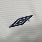 Camisa Retrô Manchester United II Manga Longa 1999/00 Branco