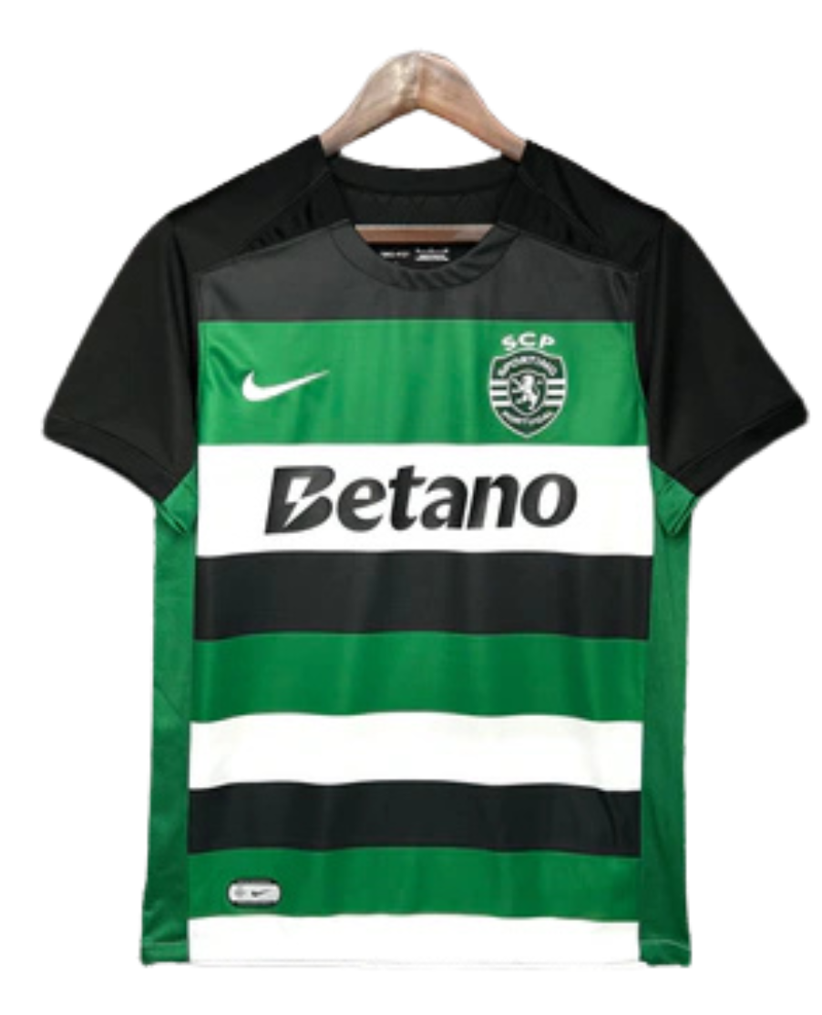 Camisa Sporting Titular 24/25 - Torcedor Masculina Lançamento