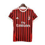 Camisa Milan Retrô 2011/2012 Vermelha e Preta