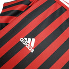 Camisa Milan Retrô 2011/2012 Vermelha e Preta