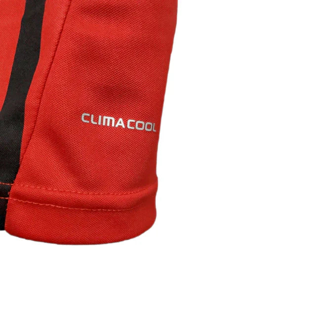 Camisa Milan Retrô 2011/2012 Vermelha e Preta