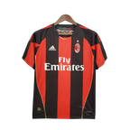 Camisa Milan Retrô 2010/2011 Vermelha e Preta
