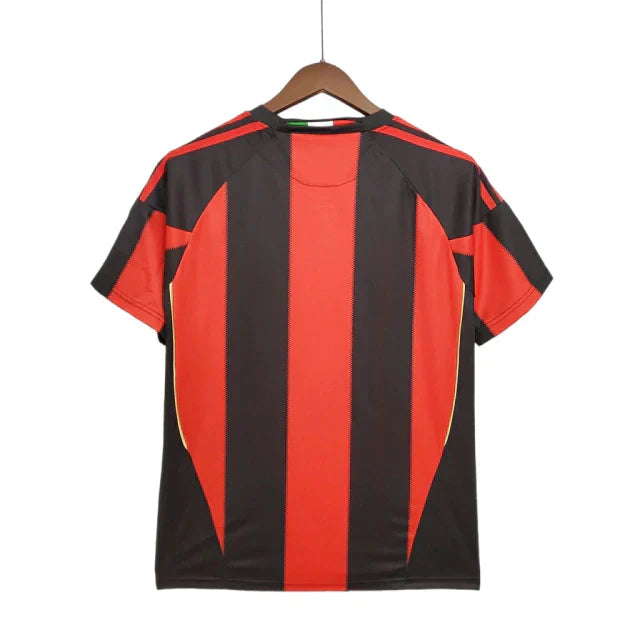 Camisa Milan Retrô 2010/2011 Vermelha e Preta