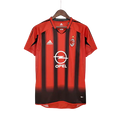 Camisa Milan Retrô 2004/2005 Vermelha e Preta