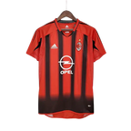 Camisa Milan Retrô 2004/2005 Vermelha e Preta