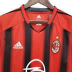 Camisa Milan Retrô 2004/2005 Vermelha e Preta