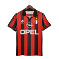 Camisa Milan Retrô 1996/1997 Vermelha e Preta - Lotto