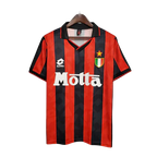 Camisa Milan Retrô 1993/1994 Vermelha e Preta - Lotto