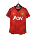 Camisa Manchester United Retrô 2012/2013 Vermelha Xadrez