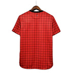 Camisa Manchester United Retrô 2012/2013 Vermelha Xadrez