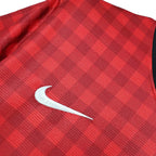 Camisa Manchester United Retrô 2012/2013 Vermelha Xadrez