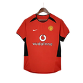 Camisa Retrô Manchester United 2002/03 Masculino Vermelho