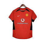 Camisa Retrô Manchester United 2002/03 Masculino Vermelho