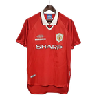 Camisa Retrô Manchester United 1999/2000 Masculino Vermelha