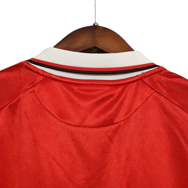 Camisa Retrô Manchester United 1999/2000 Masculino Vermelha