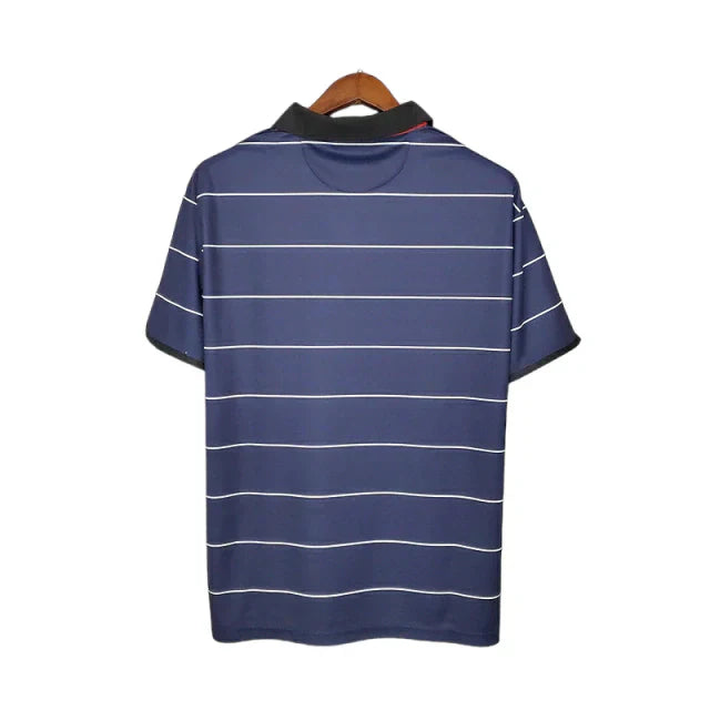 Camisa Manchester United Retrô 1999/2000 Azul