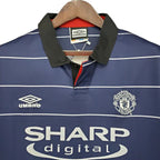 Camisa Manchester United Retrô 1999/2000 Azul