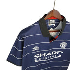 Camisa Manchester United Retrô 1999/2000 Azul