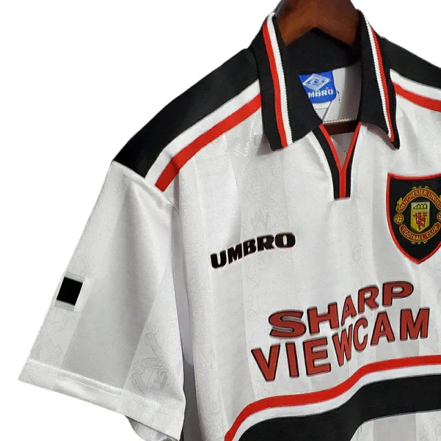 Camisa Manchester United Retrô 1997/1998 Branca
