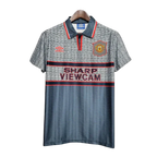 Camisa Manchester United Retrô 1995/1996 Cinza