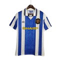 Camisa Manchester United Retrô 1994/1996 Azul e Branca